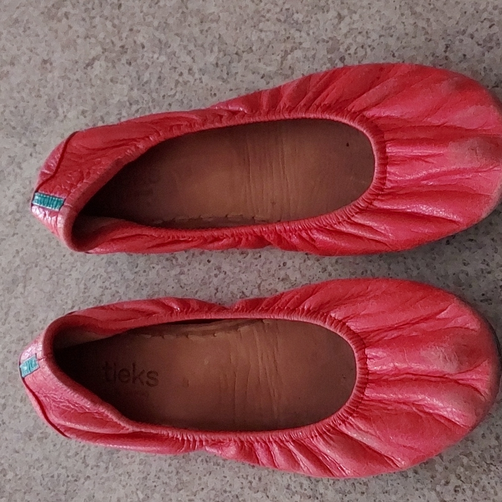 TIEKS leather ballet flats